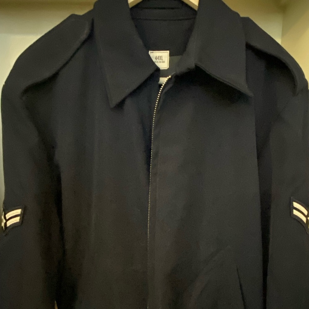 Water Repel Jacket - M 44XL Removable Liner Airman First Class 8405-01-298-6897